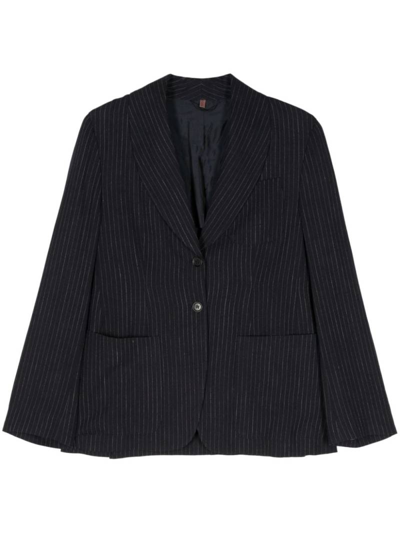 Romeo Gigli Pre-Owned 1990s pinstripe blazer - Blue von Romeo Gigli Pre-Owned