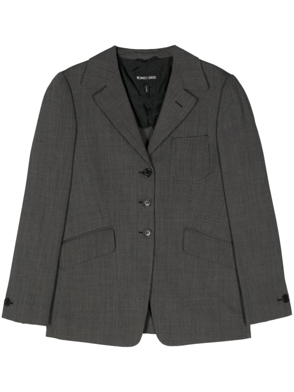 Romeo Gigli Pre-Owned 1990s single-breasted blazer - Grey von Romeo Gigli Pre-Owned