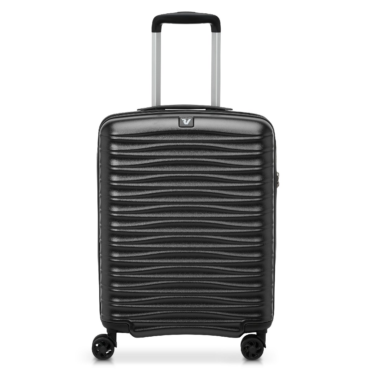 Wave - Trolley Handgepäck Carry-On 55cm, Schwarz von Roncato