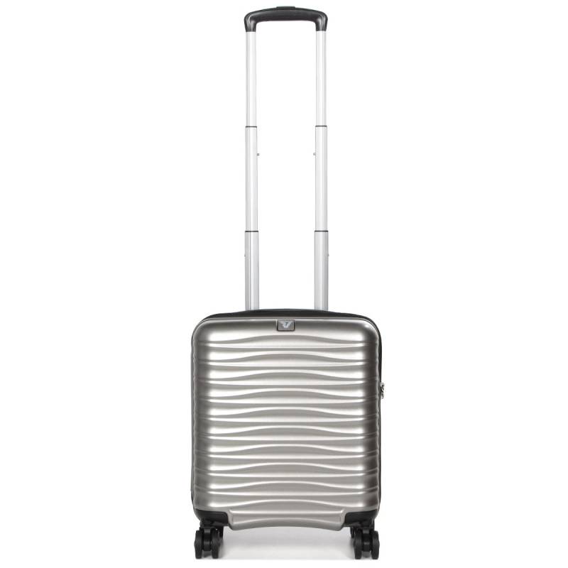 Wave - Trolley Handgepäck Carry-On 45cm, Silber von Roncato