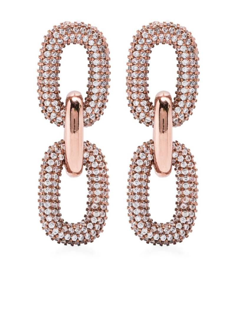 Rosantica Royal drop earrings - Pink von Rosantica