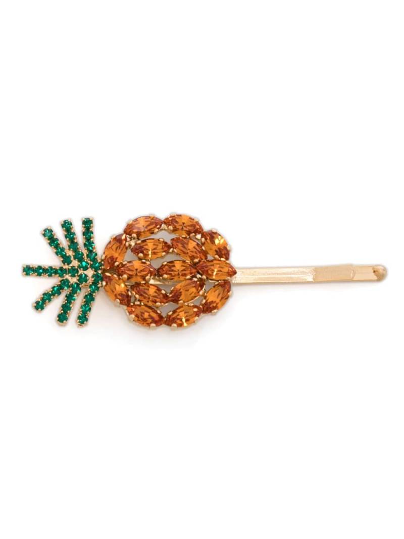 Rosantica glass crystal hair clip - Orange von Rosantica