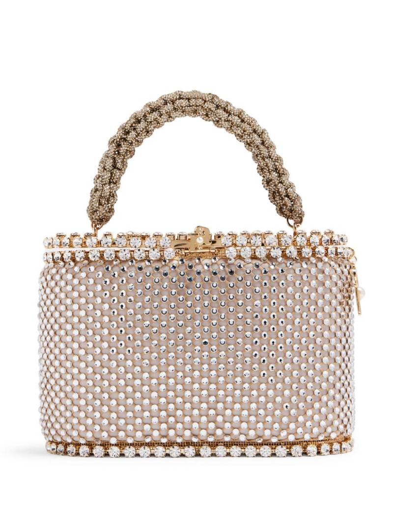 Rosantica mini Holli Medea crystal-embellished bag - Gold von Rosantica