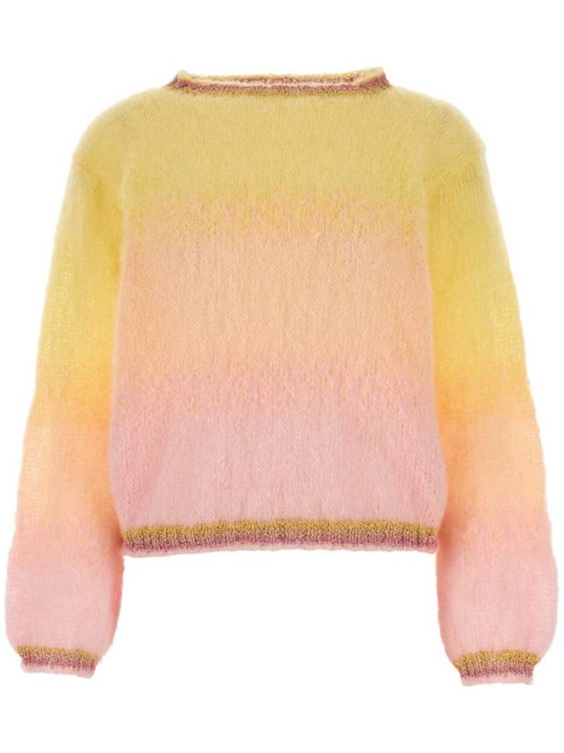 Rose Carmine ombré-effect jumper - Pink von Rose Carmine