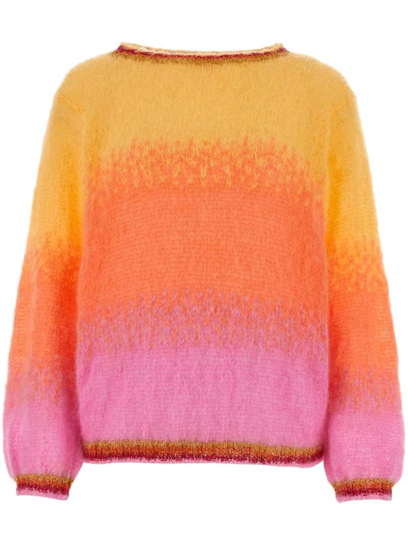 Rose Carmine ombré-effect jumper - Pink von Rose Carmine