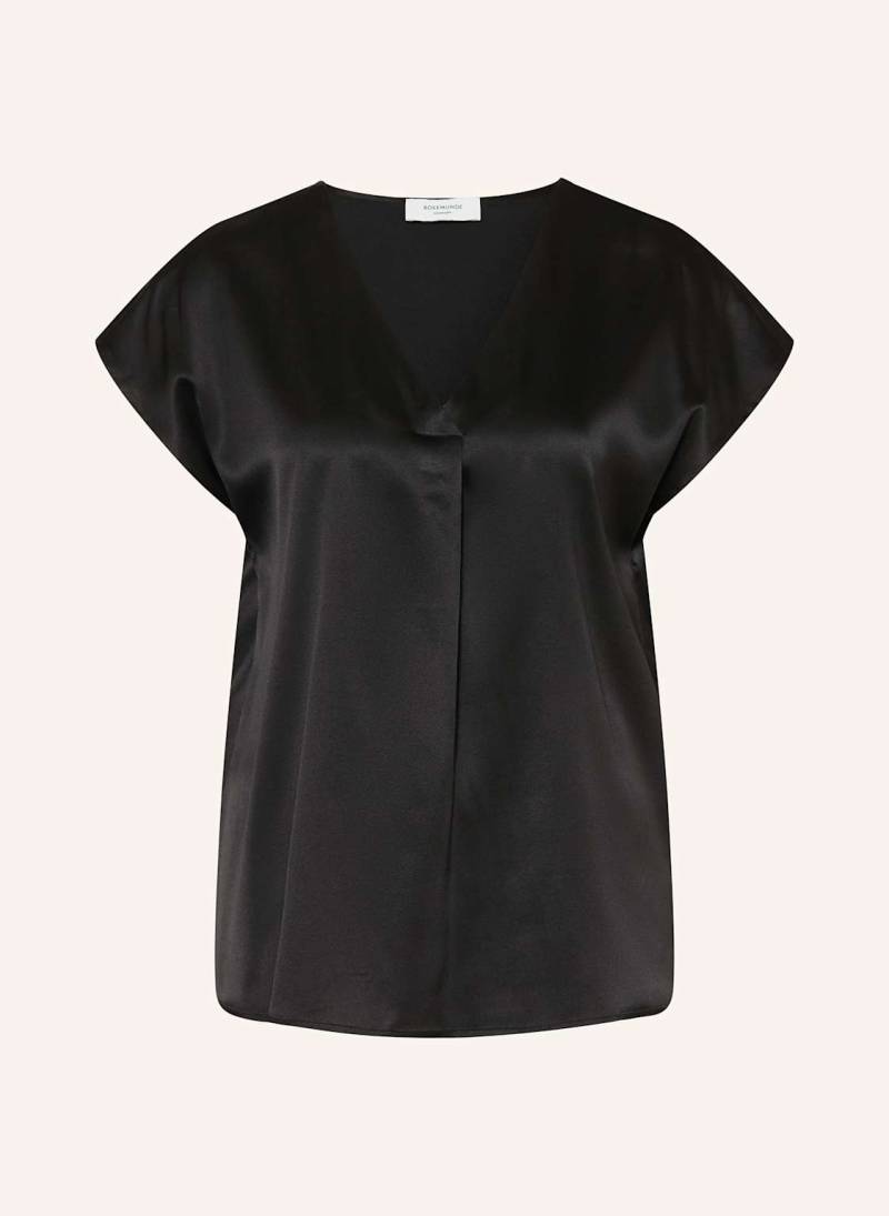 Rosemunde Blusenshirt Jade Aus Seide schwarz von Rosemunde