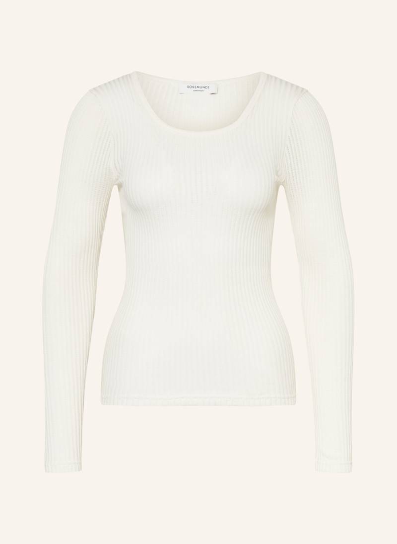 Rosemunde Longsleeve Aus Seide beige von Rosemunde