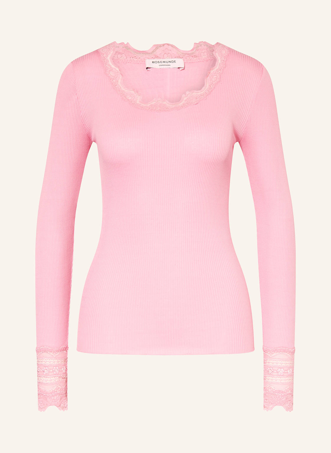 Rosemunde Longsleeve Aus Seide pink von Rosemunde