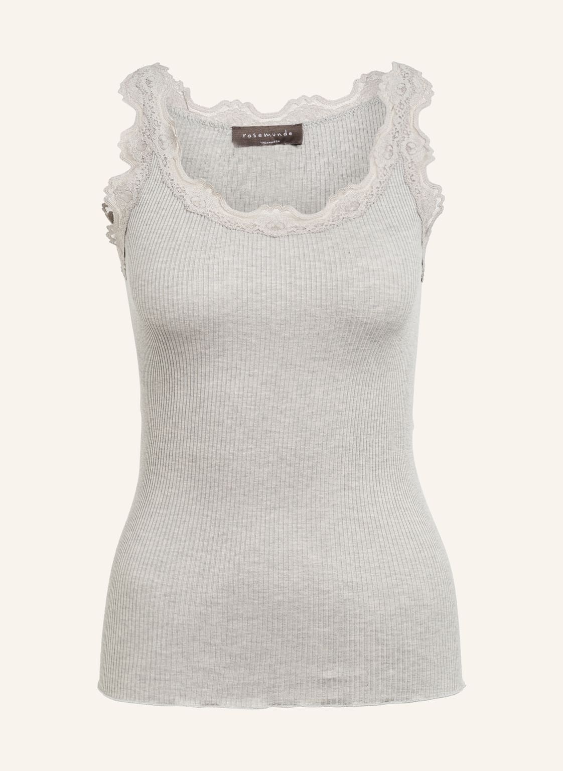 Rosemunde Seidentop Babette Mit Spitze grau Rosemunde Seidentop Babette Mit Spitze grau von Rosemunde