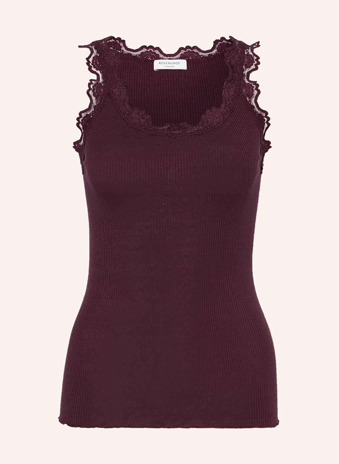 Rosemunde Seidentop Babette Mit Spitze rot Rosemunde Seidentop Babette Mit Spitze rot von Rosemunde