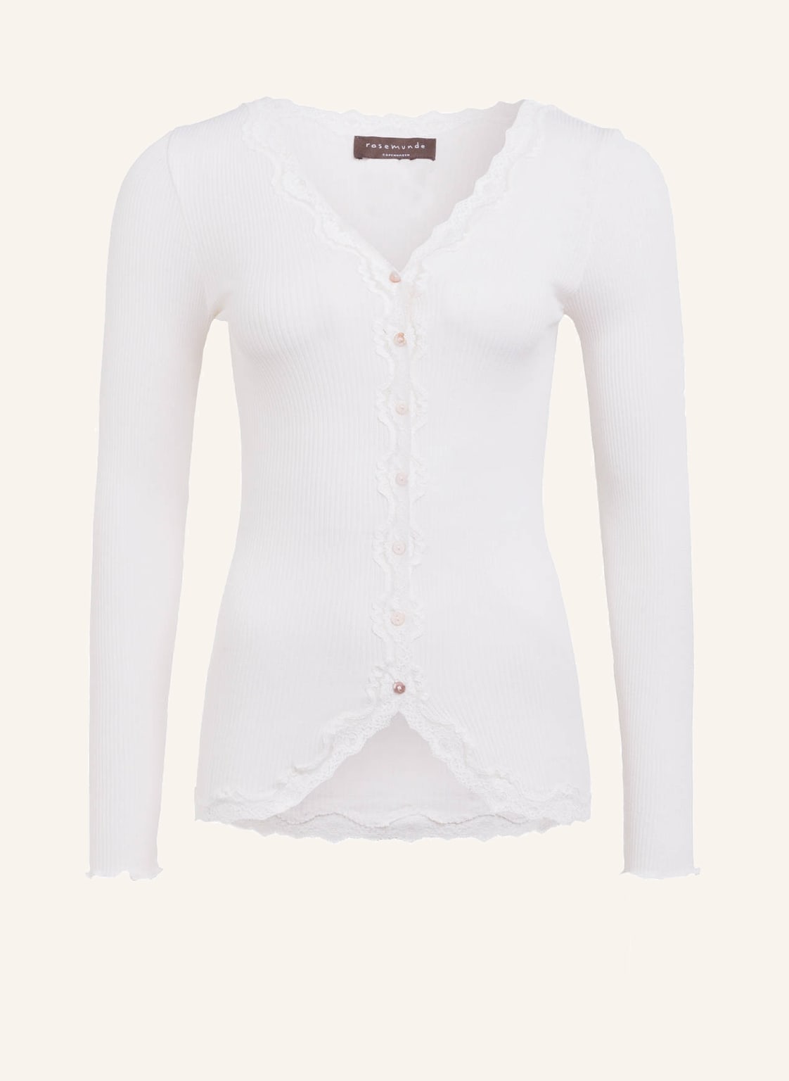 Rosemunde Strickjacke Babette Aus Seide weiss Rosemunde Strickjacke Babette Aus Seide weiss von Rosemunde