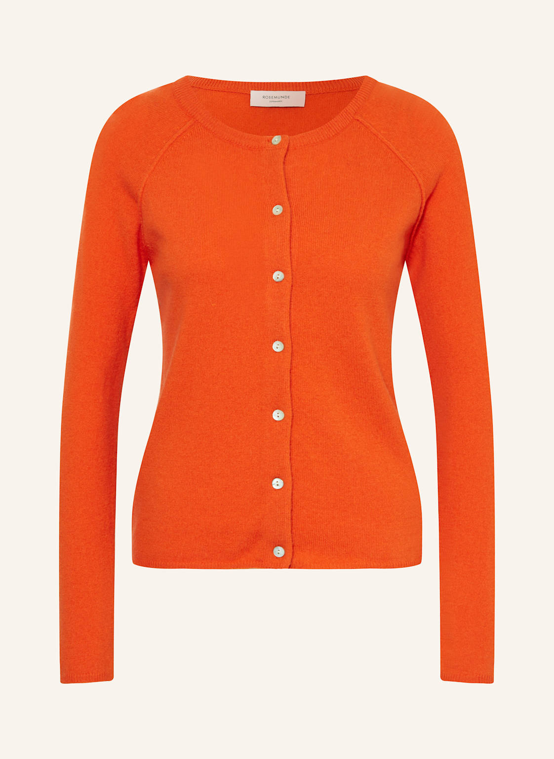 Rosemunde Strickjacke Laica Mit Cashmere orange von Rosemunde