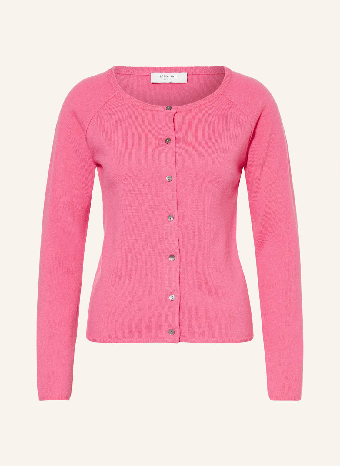 Rosemunde Strickjacke Laica Mit Cashmere pink von Rosemunde