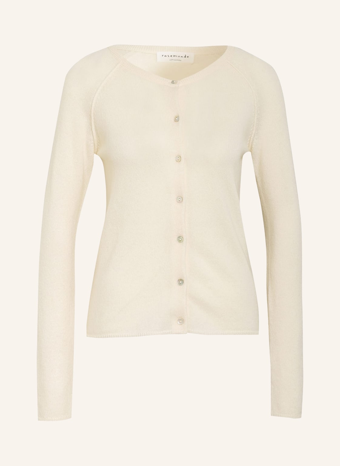 Rosemunde Strickjacke Laica Mit Cashmere weiss Rosemunde Strickjacke Laica Mit Cashmere weiss von Rosemunde
