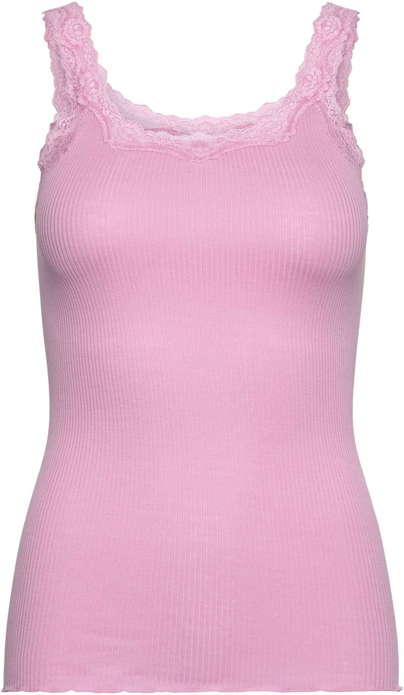 rosemunde Tanktop »Babette Silk Top«, wunderschöner, umgedrehter Vintage-Spitzenbesatz von Rosemunde