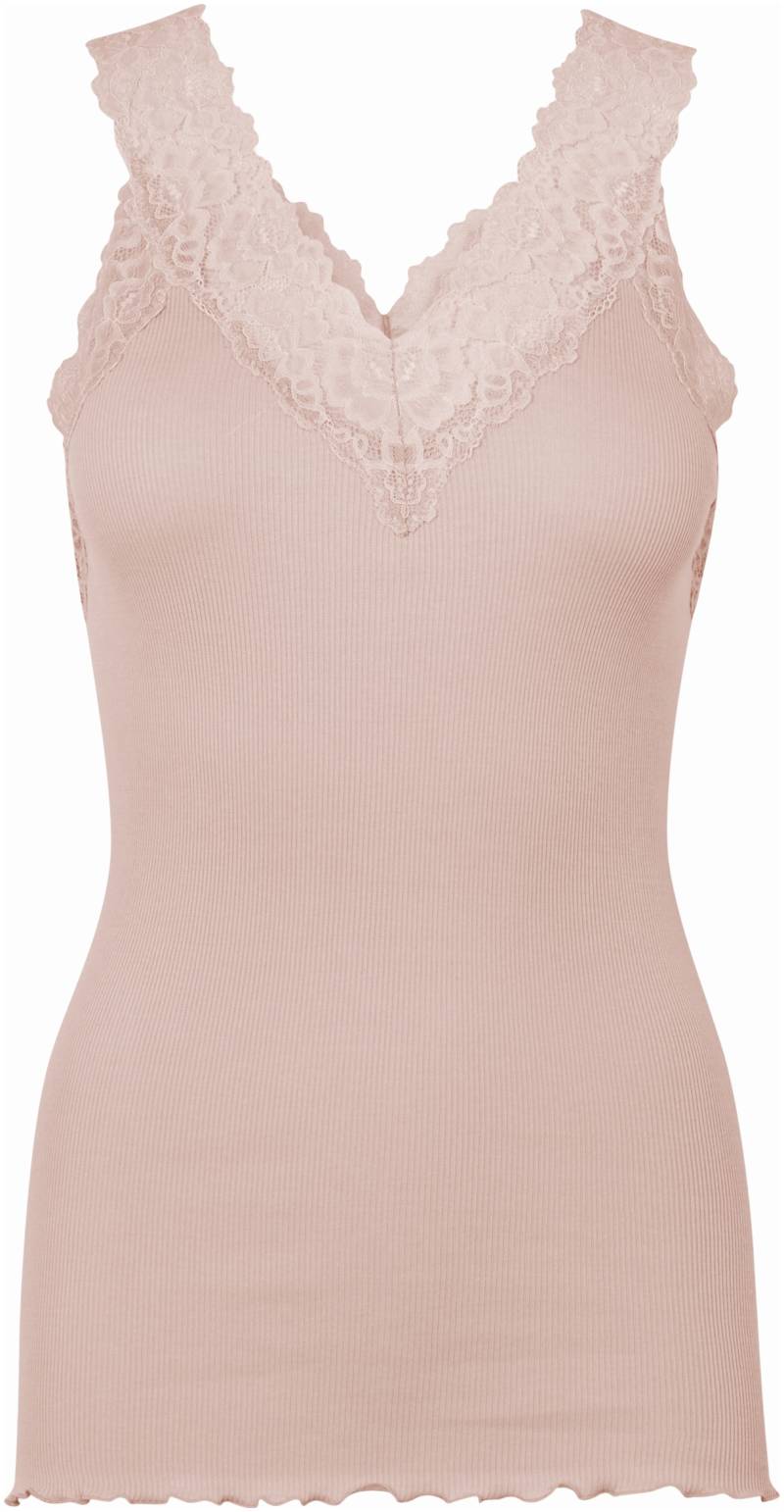 rosemunde Unterziehshirt »Bernardine Organic Cotton Top«, mit wunderschönem Vintage-Spitzenbesatz am V-Ausschnitt von Rosemunde