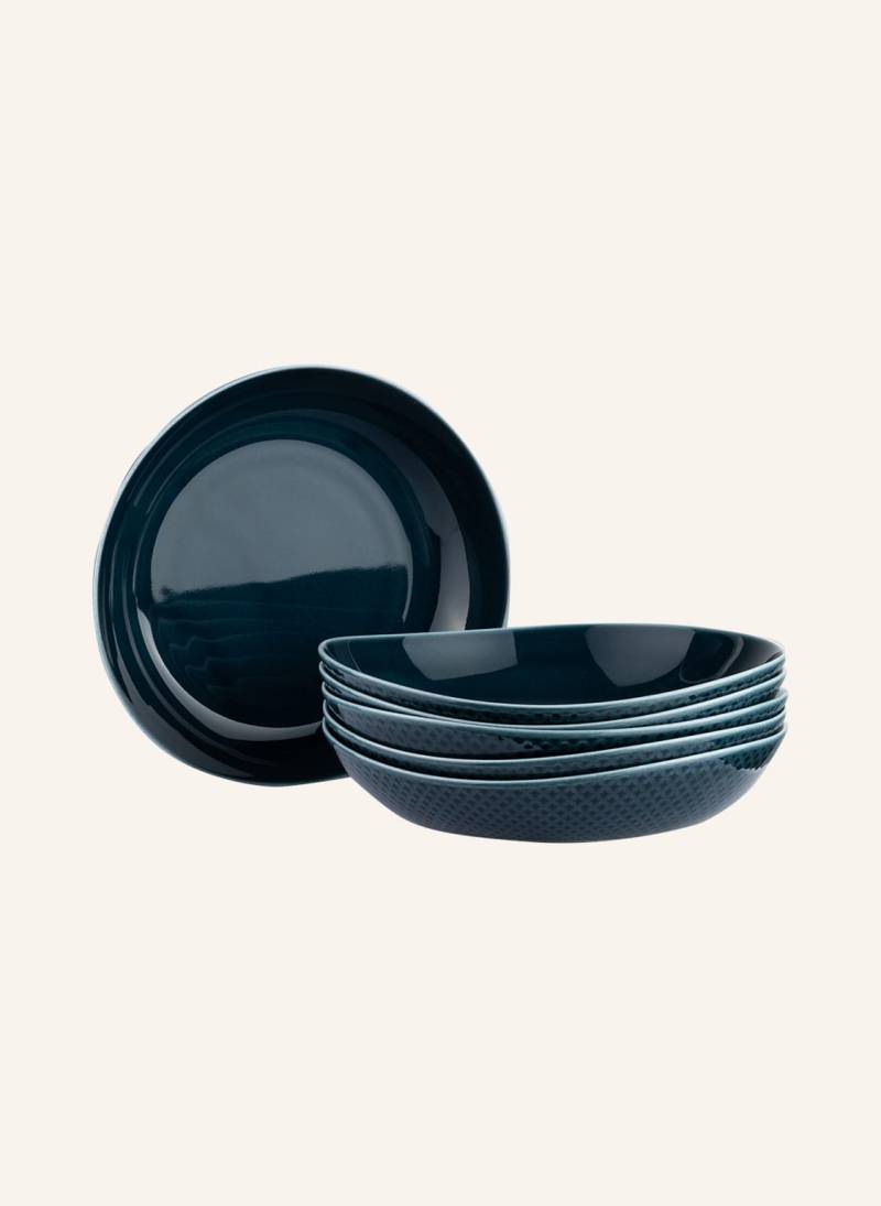 Rosenthal 6er-Set Suppenteller Junto Ocean Blue blau von Rosenthal