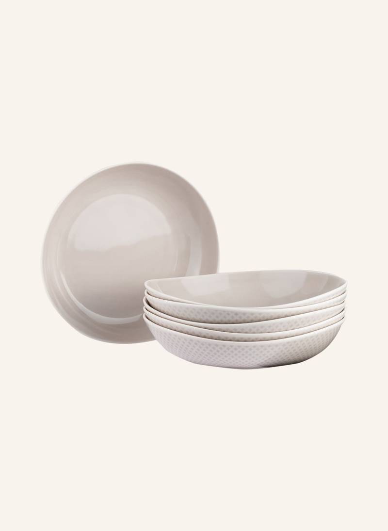 Rosenthal 6er-Set Suppenteller Junto Soft Shell weiss von Rosenthal