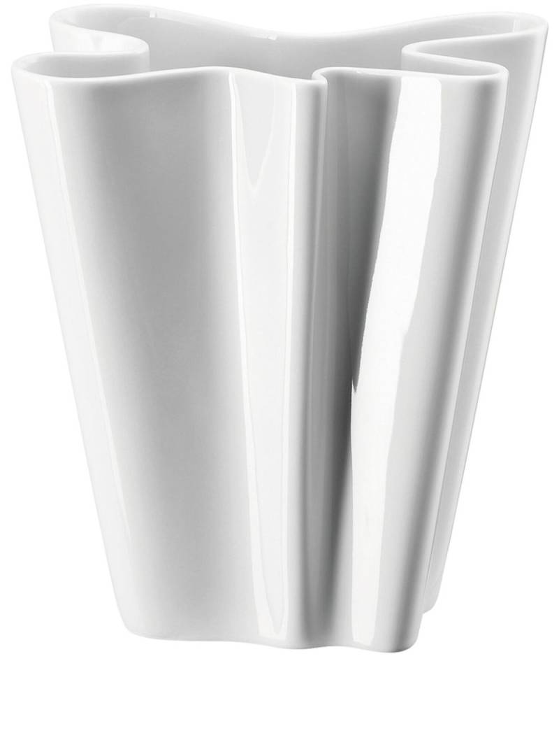 Rosenthal Flux porcelain vase - White von Rosenthal