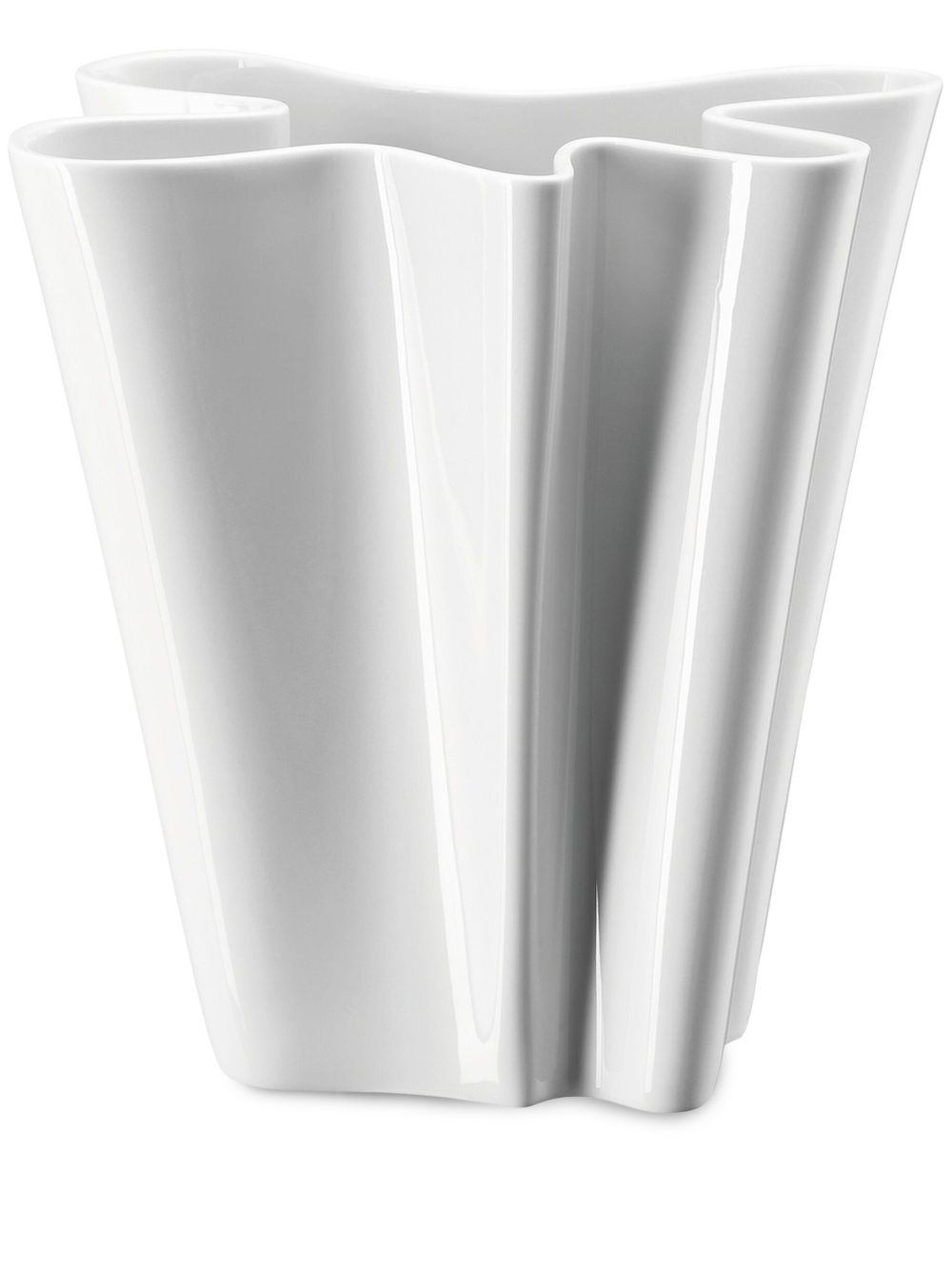 Rosenthal Flux porcelain vase - White von Rosenthal