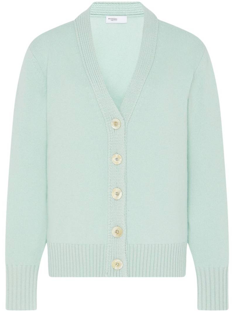 Rosetta Getty V-neck cardigan - Green von Rosetta Getty