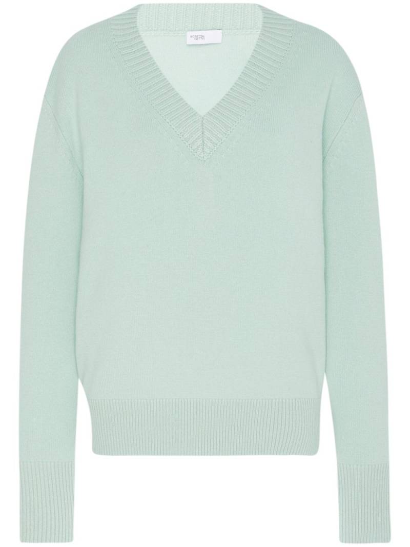 Rosetta Getty V-neck sweater - Green von Rosetta Getty