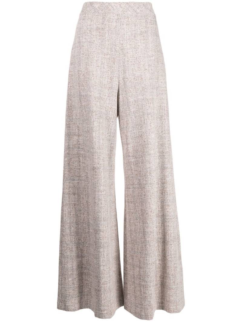 Rosetta Getty abstract-print high-waist culottes - Brown von Rosetta Getty