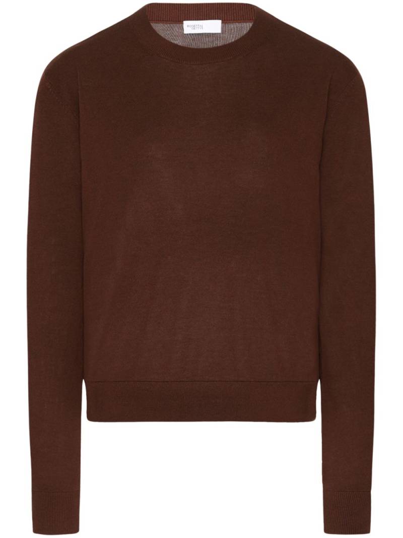 Rosetta Getty crew-neck jumper - Brown von Rosetta Getty