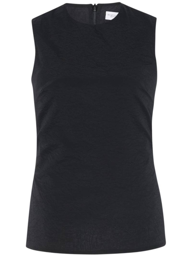 Rosetta Getty crew-neck sleeveless tank top - Black von Rosetta Getty