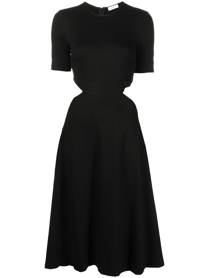 Rosetta Getty cut-out midi dress - Black von Rosetta Getty