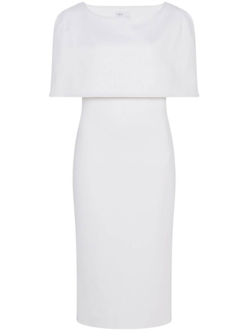 Rosetta Getty fitted cape dress - White von Rosetta Getty