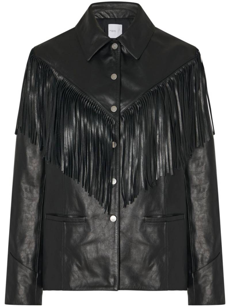 Rosetta Getty fringe leather jacket - Black von Rosetta Getty