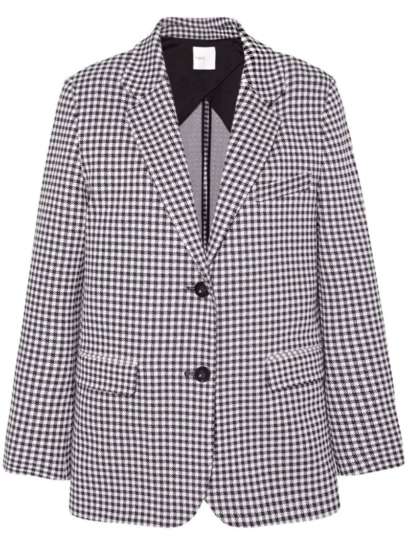 Rosetta Getty gingham-check tailored blazer - Black von Rosetta Getty