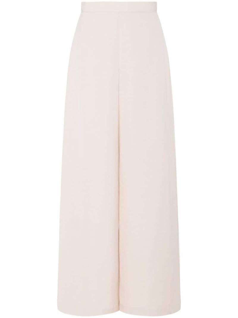 Rosetta Getty high-waist wide-leg trousers - White von Rosetta Getty