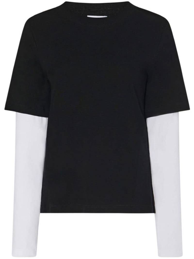 Rosetta Getty layered t-shirt - Black von Rosetta Getty