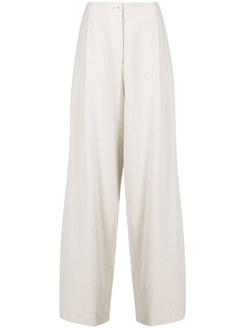 Rosetta Getty linen palazzo pants - Neutrals von Rosetta Getty