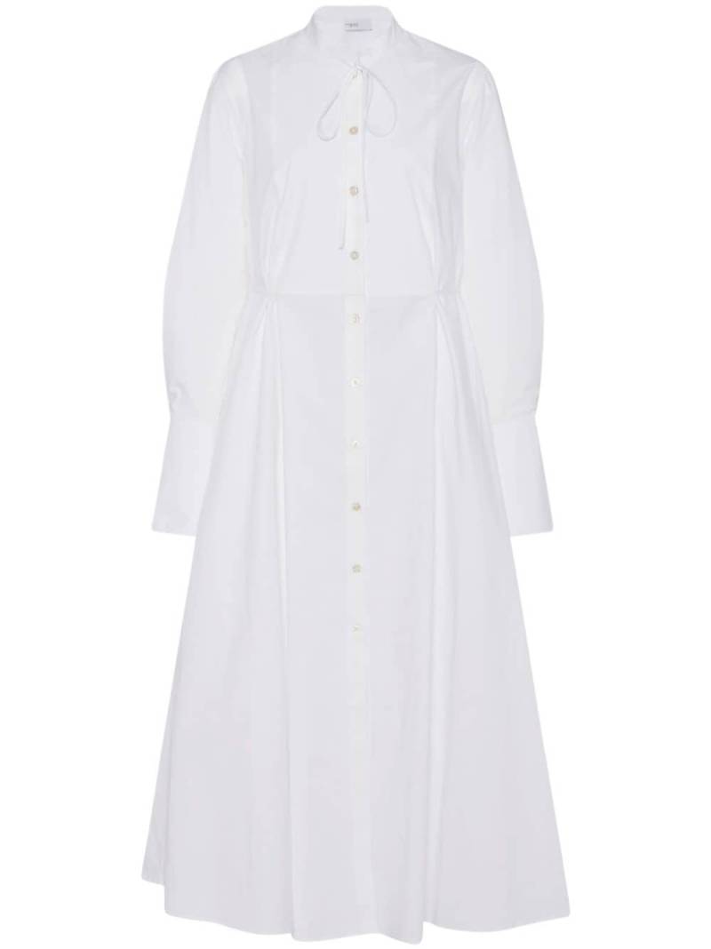 Rosetta Getty long-sleeve poplin shirtdress - White von Rosetta Getty