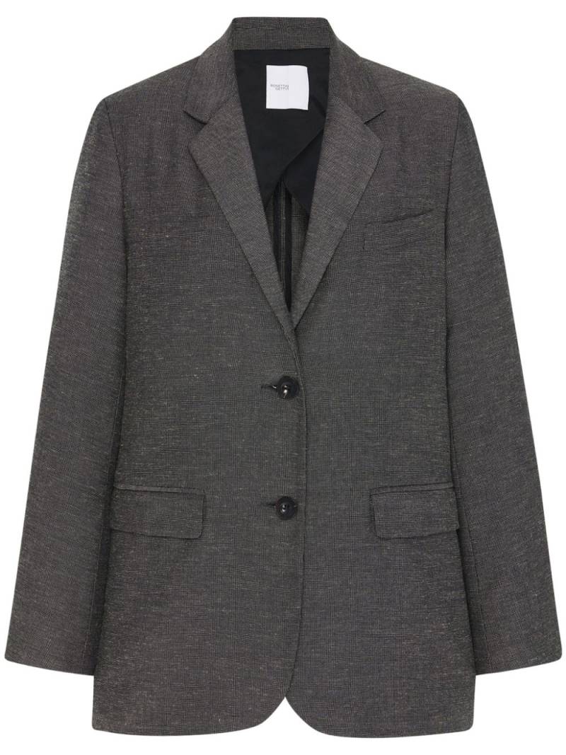 Rosetta Getty notched-lapels single-breasted blazer - Black von Rosetta Getty