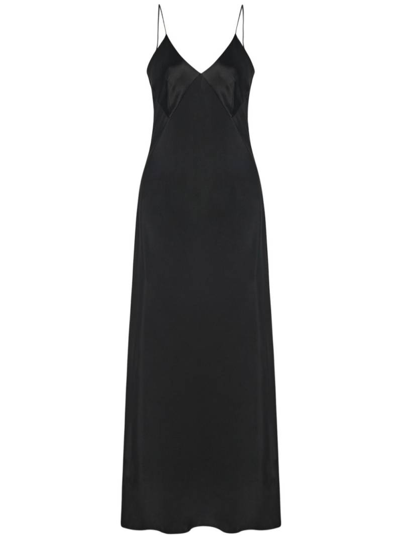 Rosetta Getty panelled bias slip dress - Black von Rosetta Getty