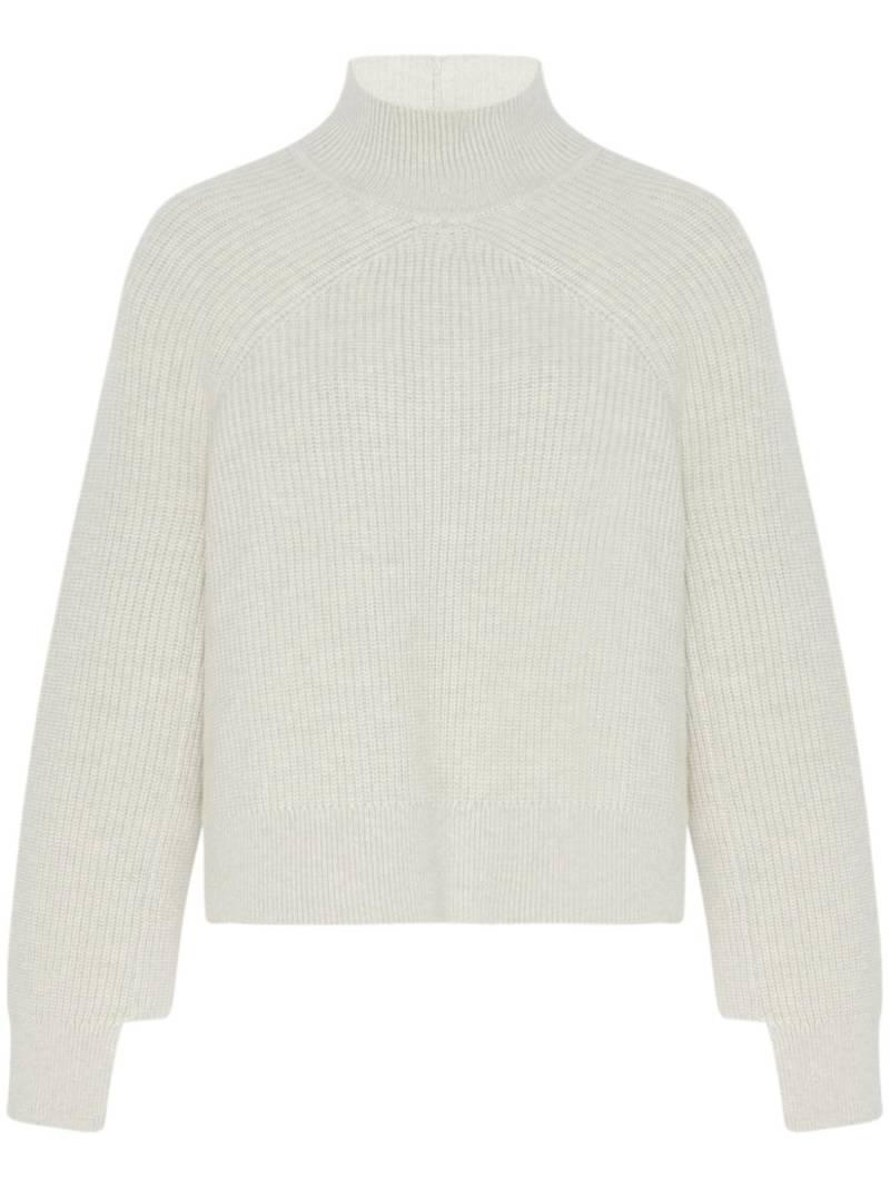 Rosetta Getty panelled ribbed jumper - White von Rosetta Getty