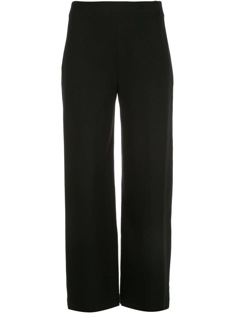 Rosetta Getty pull-on cropped straight trousers - Black von Rosetta Getty