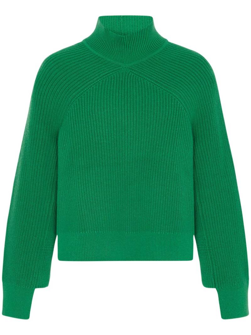 Rosetta Getty ribbed panelled sweater - Green von Rosetta Getty