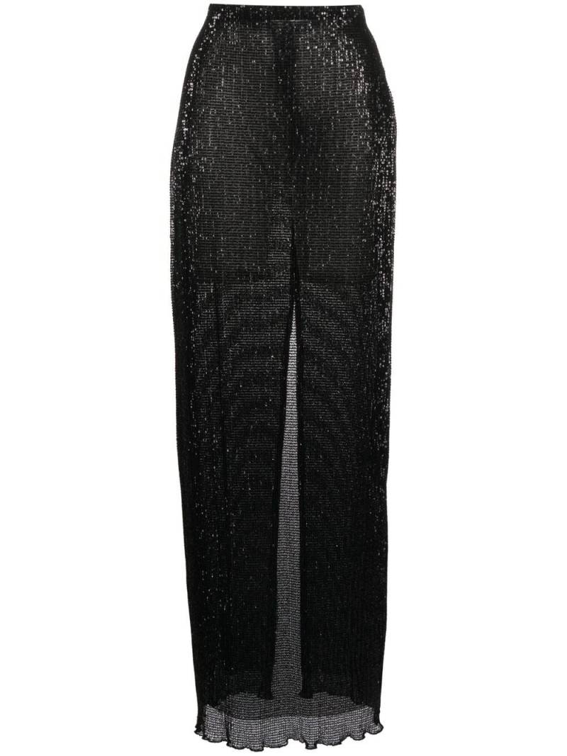 Rosetta Getty sequin-embellished maxi skirt - Black von Rosetta Getty