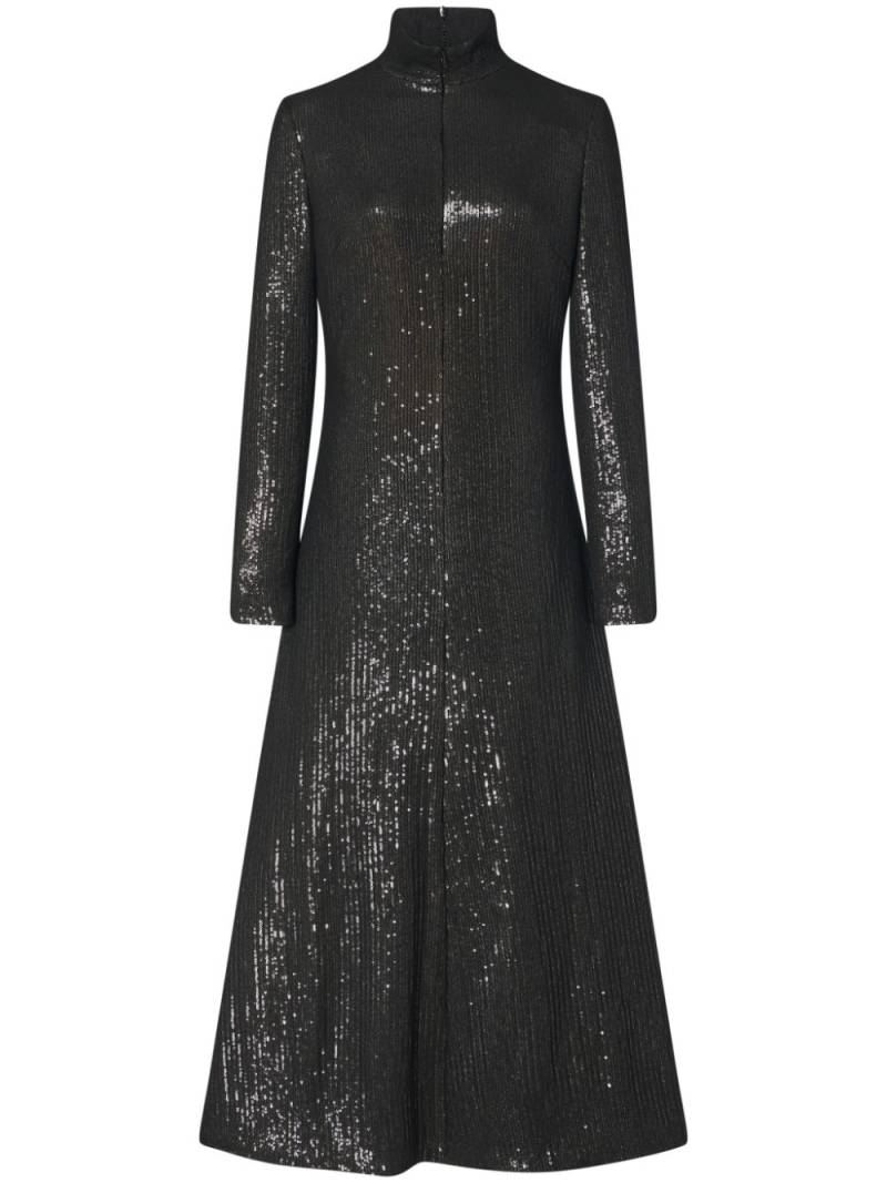 Rosetta Getty sequinned roll-neck dress - Black von Rosetta Getty