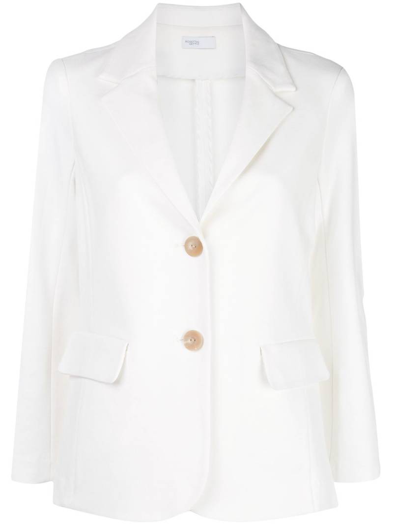 Rosetta Getty single-breasted blazer - White von Rosetta Getty