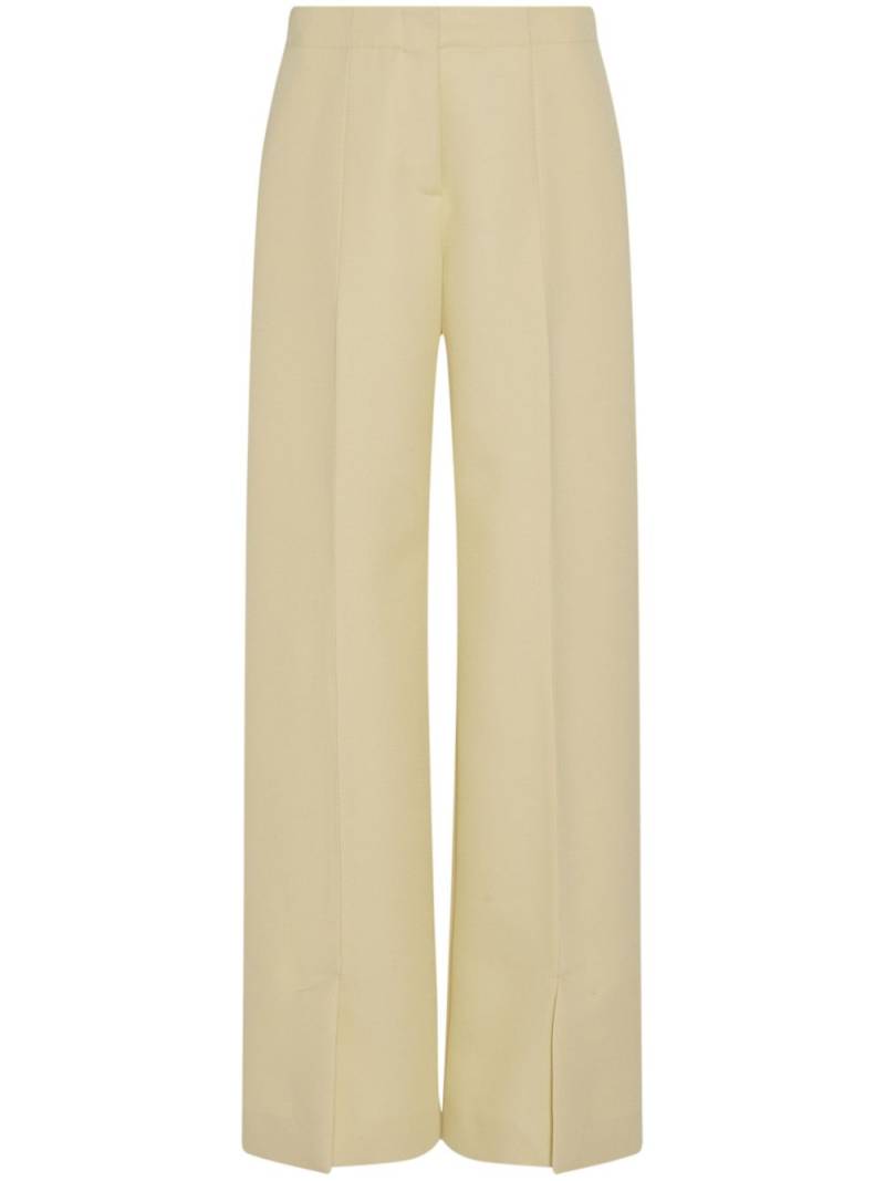 Rosetta Getty slit hem trousers - Neutrals von Rosetta Getty