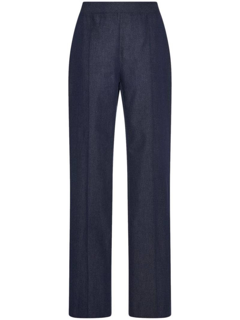 Rosetta Getty straight-leg cropped trousers - Blue von Rosetta Getty