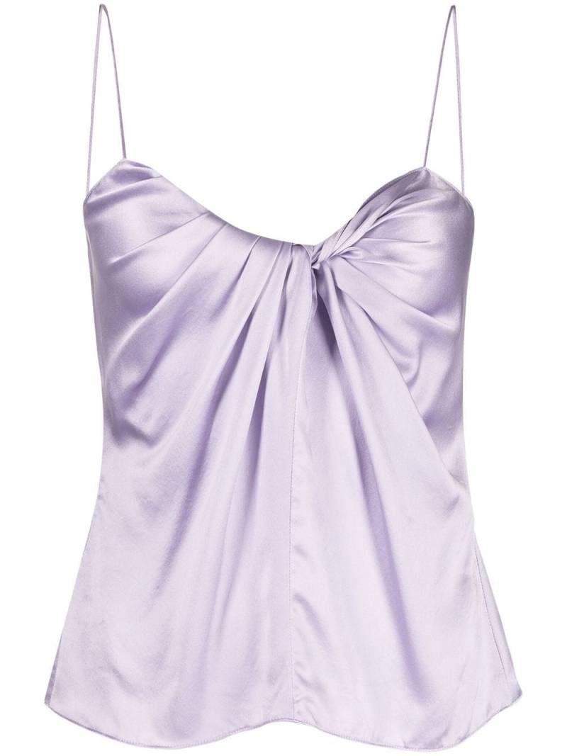 Rosetta Getty twist-front camisole - Purple von Rosetta Getty