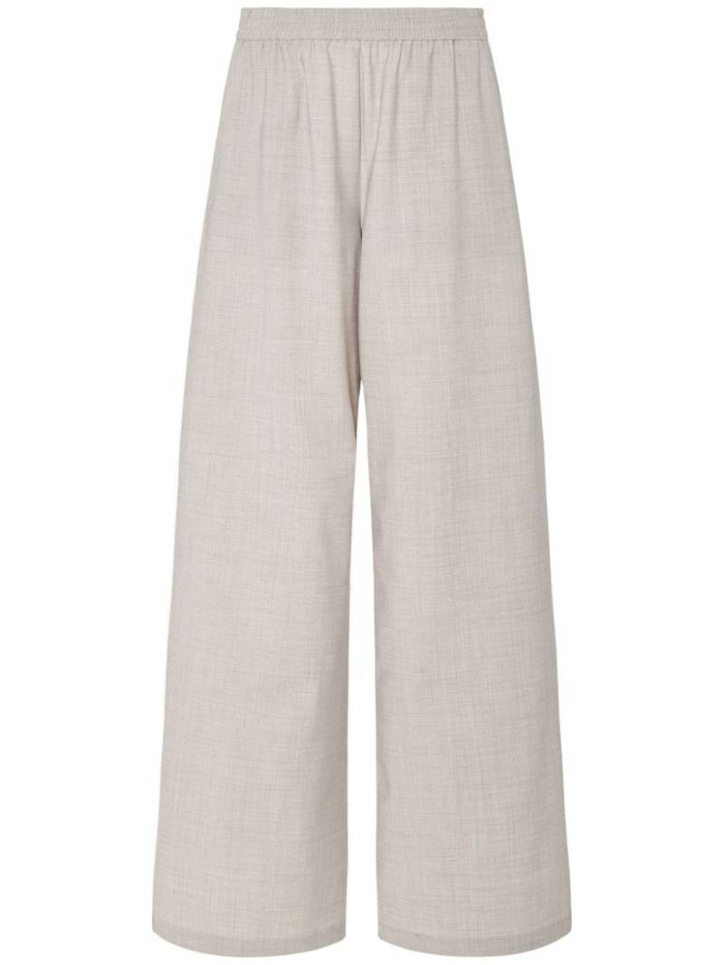 Rosetta Getty wide-leg wool-blend trousers - Neutrals von Rosetta Getty