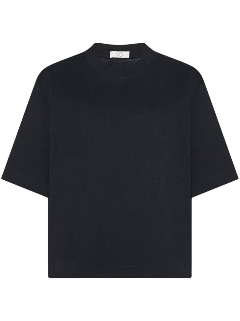 Rosetta Getty x Violet Getty cropped T-shirt - Black von Rosetta Getty